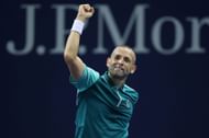 Dan Evans at the 2023 US Open.
